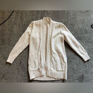 LL Bean 100% Cotton Open Cardigan